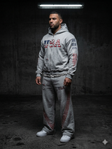 The Oversized USA Terry Tracksuit - Grey