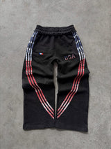 The Oversized USA Terry Trouser - Black