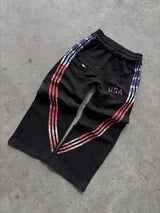 The Oversized USA Terry Trouser - Black