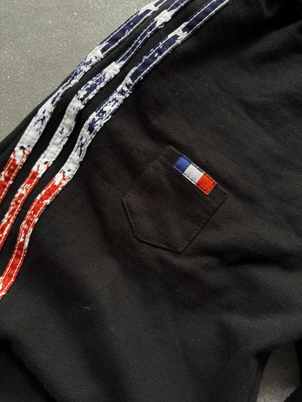 The Oversized USA Terry Trouser - Black