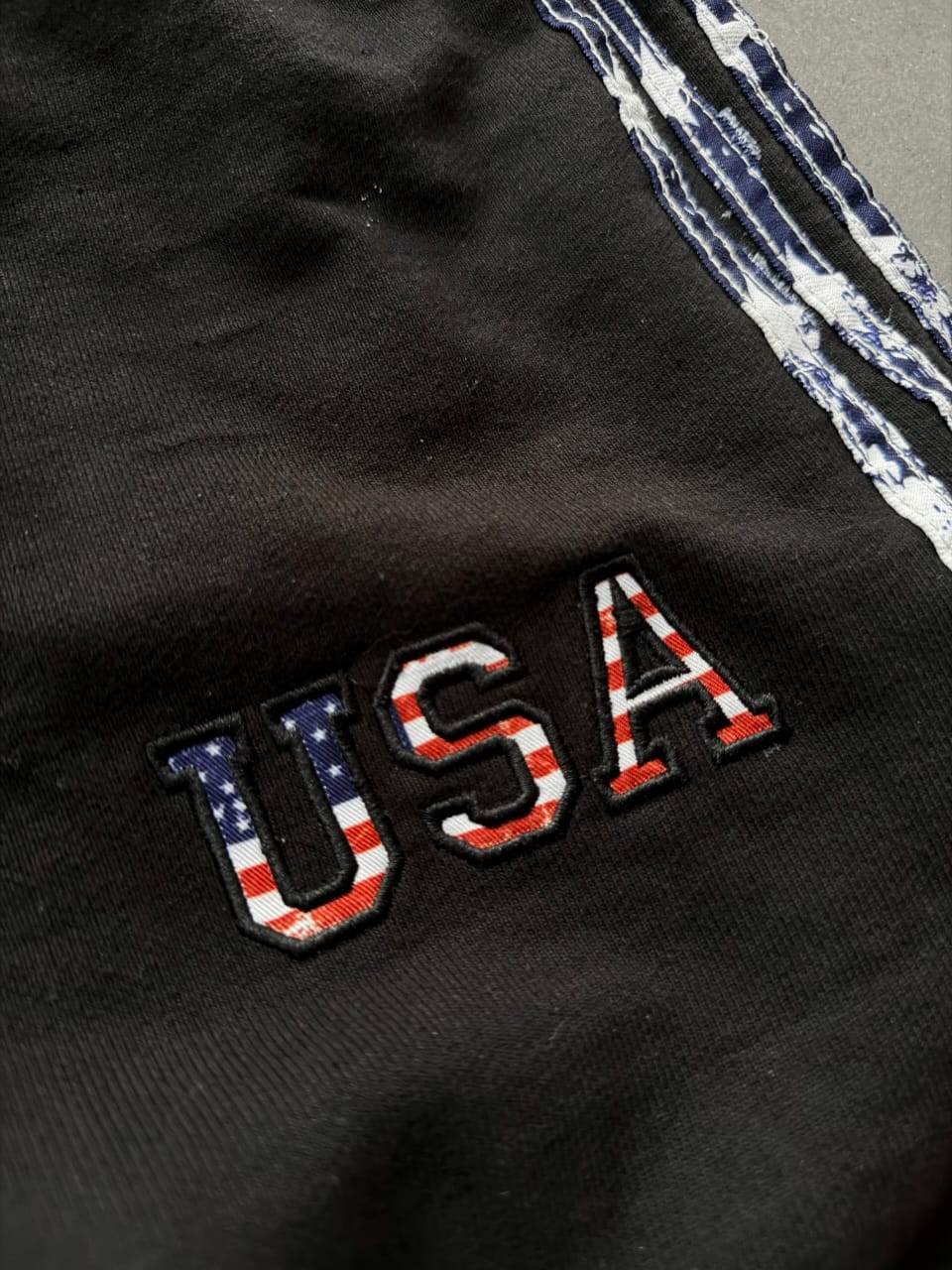 The Oversized USA Terry Trouser - Black