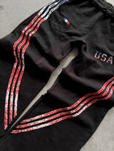 The Oversized USA Terry Trouser - Black
