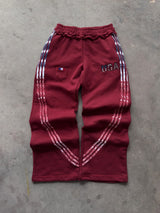The Oversized USA Terry Trouser - Maroon