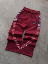 The Oversized USA Terry Trouser - Maroon