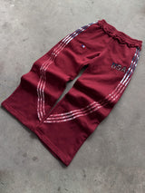 The Oversized USA Terry Trouser - Maroon