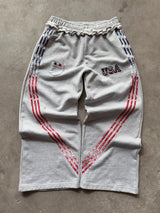 The Oversized USA Terry Trouser - Grey