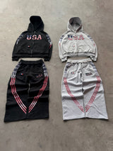 The Oversized USA Terry Couple Set