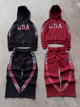 The Oversized USA Terry Couple Set
