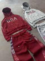 The Oversized USA Terry Couple Set